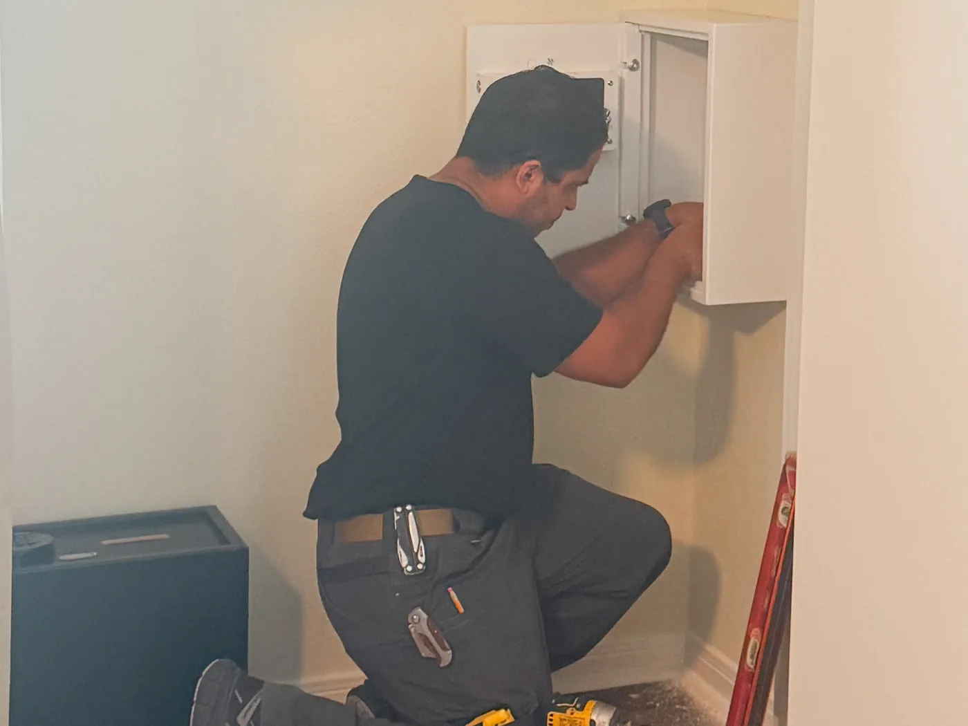 Fisher House Guest Safe Installation, photo 2 of 5